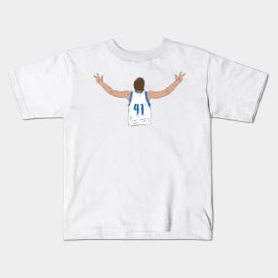 Dirk Nowitzki Celebration Kids T-Shirt